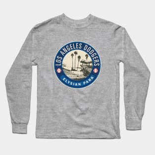 Dodger Stadium Patch by Buck Tee Long Sleeve T-Shirt